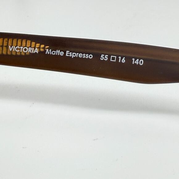 The People of Jamestown Victoria Matte Espresso Frames 55-16-140 H17886 - Picture 6 of 7